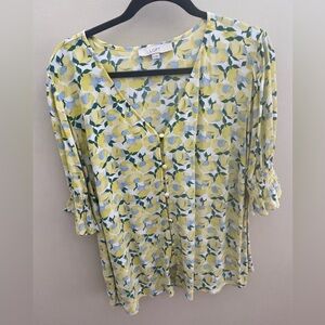 Loft floral blouse